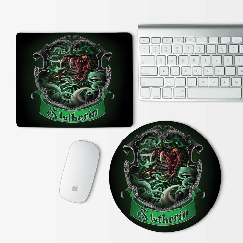 Harry Potter Houses Slytherin Mouse Pad Round or Rectangle